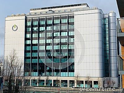 Global Switch House is Europeâ€™s largest purpose built data centre campus near East India station London Editorial Stock Photo